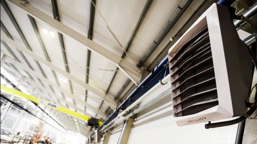 Калориферы для воздушного отопления больших помещений