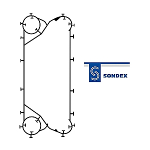 Прокладки SONDEX для пластинчатых разборных теплообменников (фото)