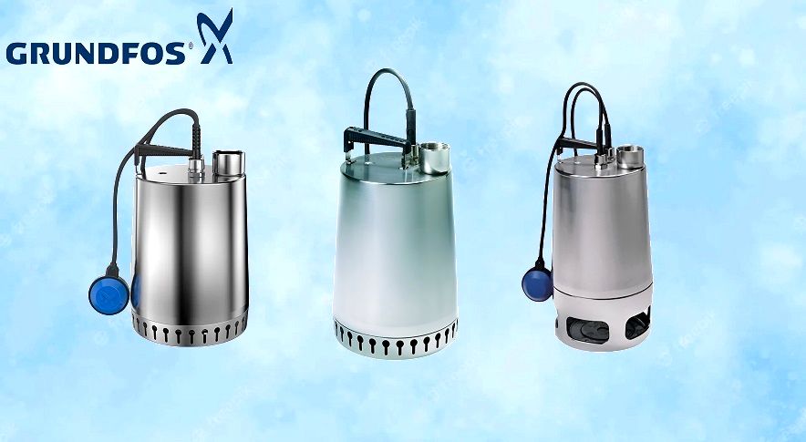 Разновидности дренажных насосы Grundfos UNILIFT AP 12, AP 35, AP 50