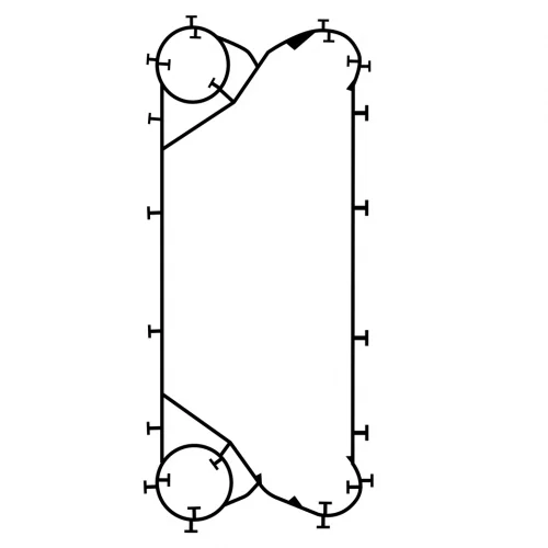 Уплотнение M3 EPDM теплообменника Alfa Laval M3-FG (AQ1)