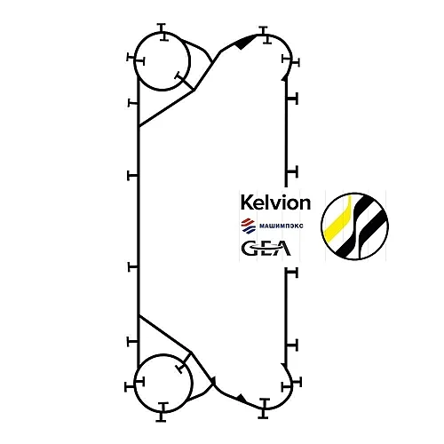 Прокладка теплообменника VT-40P Mashimpeks Kelvion/GEA